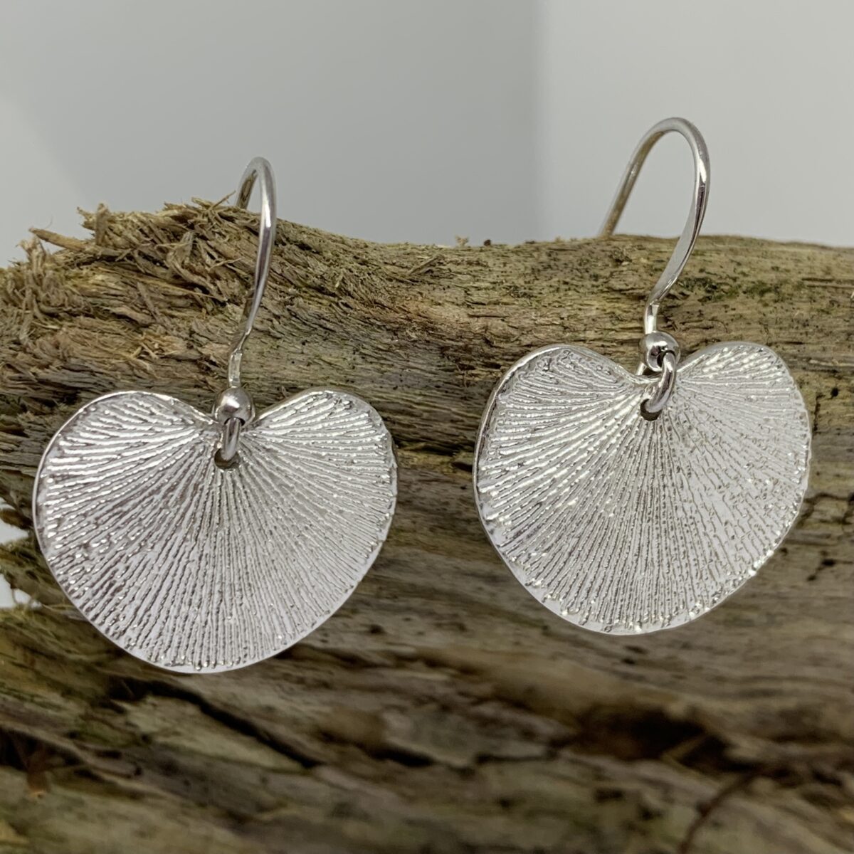 Silberohrhänger Ginko