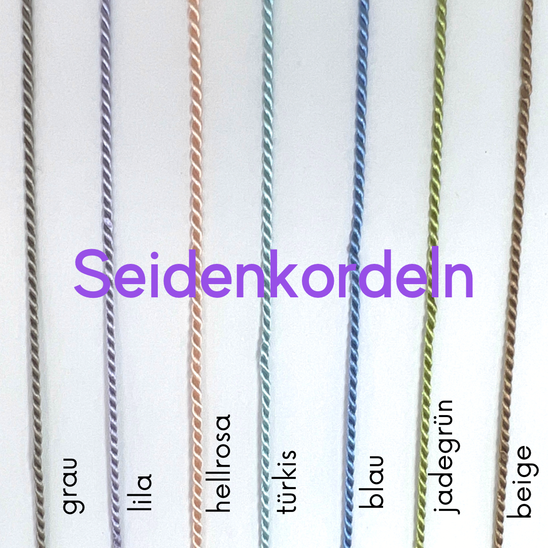 Wunscharmband, Seidenkordelfarben
